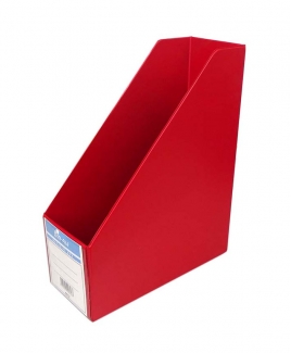 Emi-File Magazine Holder (PVC) 4" [Red]